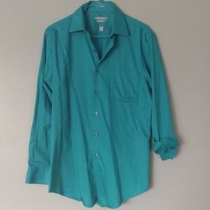 Van Heusen Mens Fitted Long Sleeve Dress Shirt